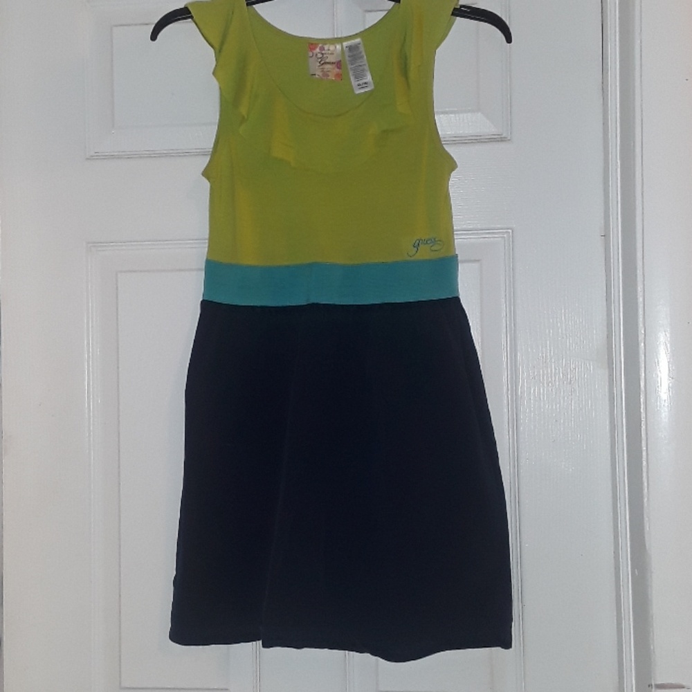 Green and Blue Dress